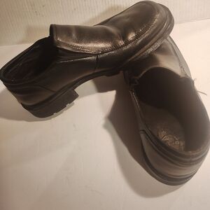 Dr. Martens Black Leather Slip-On Loafers